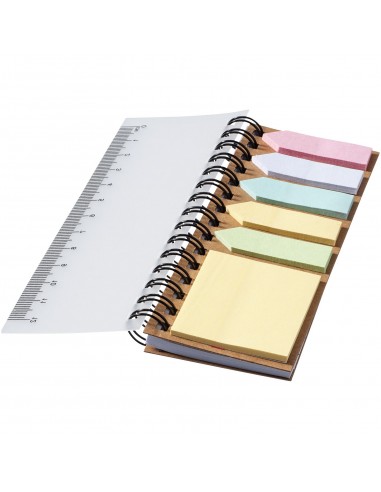 Libreta con espiral y notas adhesivas de...