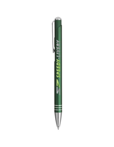 Bolígrafo con pulsador moleteado "Izmir"