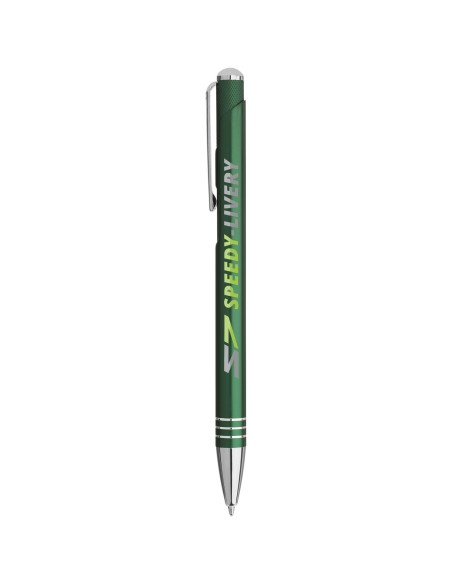 Bolígrafo con pulsador moleteado "Izmir"