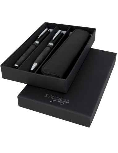 Set de regalo duo con estuche "Carbon"