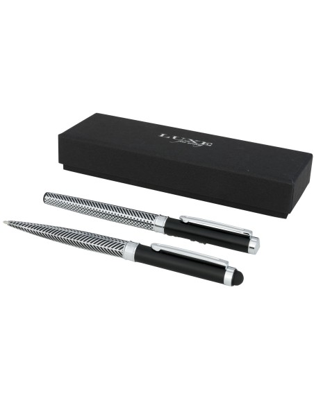 Set de de bolígrafo con stylus y rollerball "Empire"