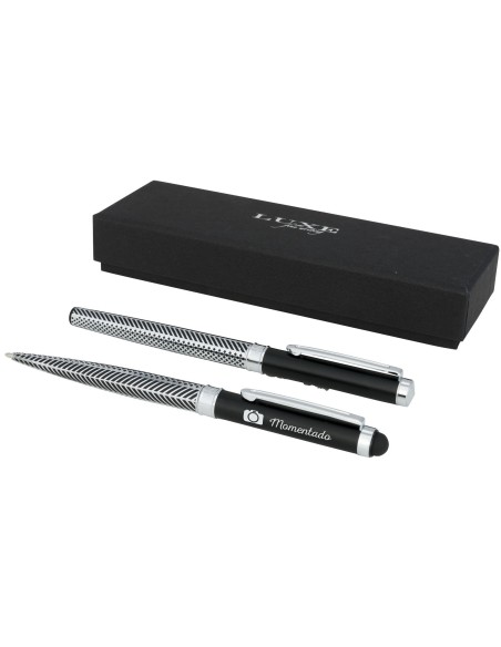 Set de de bolígrafo con stylus y rollerball "Empire"