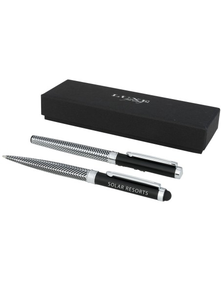 Set de de bolígrafo con stylus y rollerball "Empire"