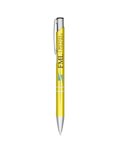 Bolígrafo de aluminio anodizado "Moneta"