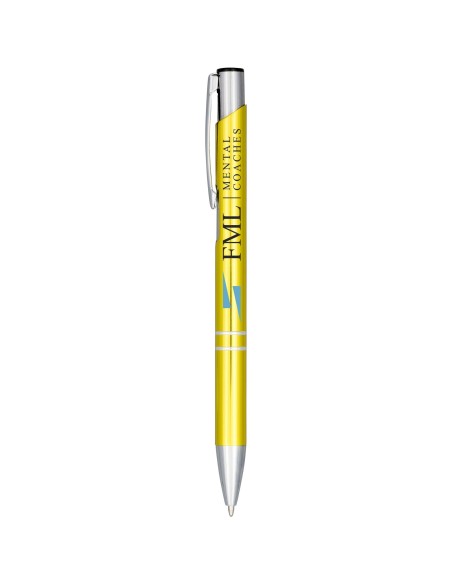 Bolígrafo de aluminio anodizado "Moneta"