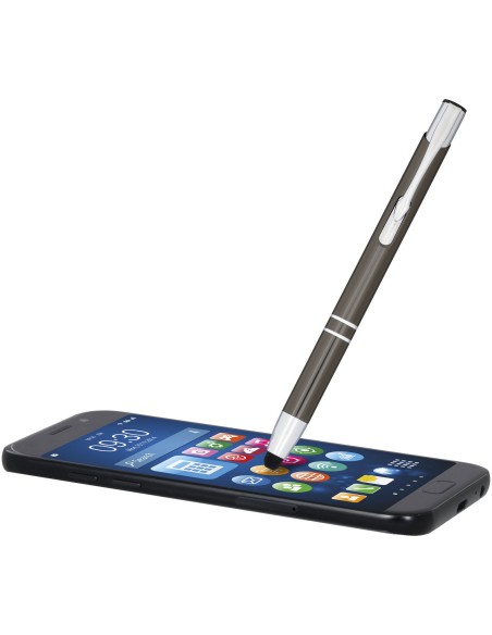 Bolígrafo con stylus de aluminio “Moneta”