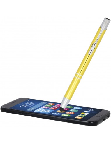 Bolígrafo con stylus de aluminio “Moneta”