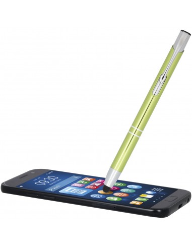 Bolígrafo con stylus de aluminio “Moneta”