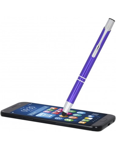 Bolígrafo con stylus de aluminio “Moneta”