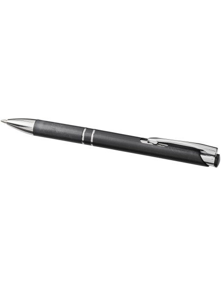 Bolígrafo de paja de trigo y plástico ABS con mecanismo de presión "Moneta"