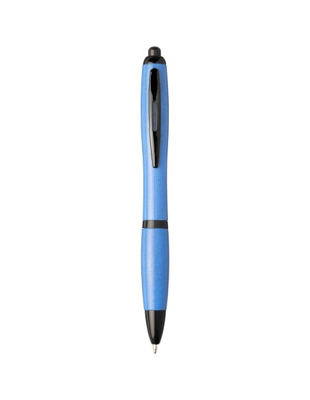 Bolígrafo de paja de trigo con punta negra "Nash"