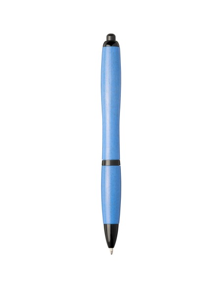 Bolígrafo de paja de trigo con punta negra "Nash"