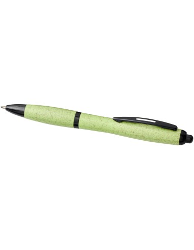 Bolígrafo de paja de trigo con punta negra "Nash"