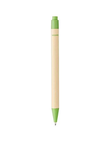 Bolígrafo de cartón reciclado y plástico de...