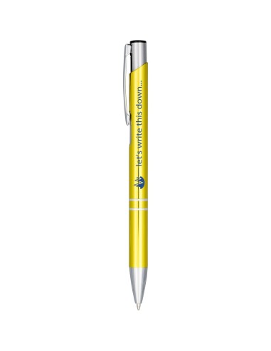 Bolígrafo de aluminio anodizado "Moneta"