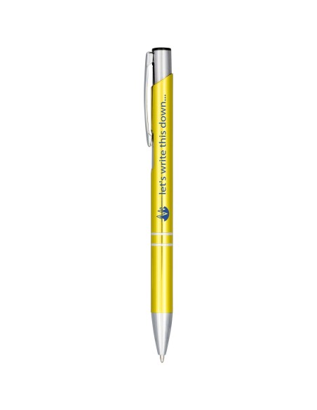 Bolígrafo de aluminio anodizado "Moneta"