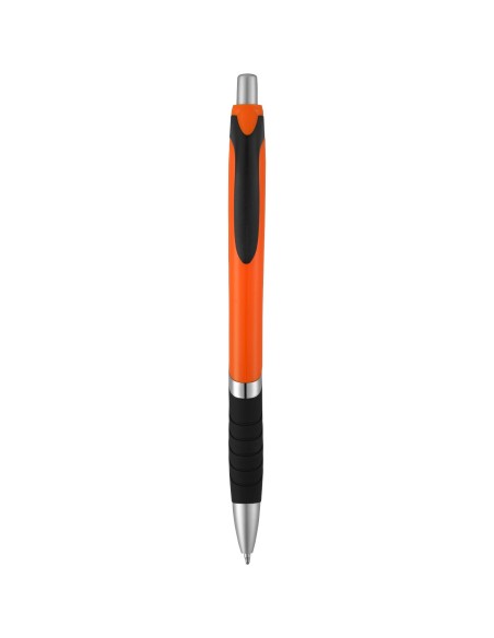 Bolígrafo de color liso con empuñadura de goma "Turbo"