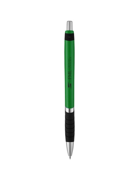 Bolígrafo de color liso con empuñadura de goma "Turbo"