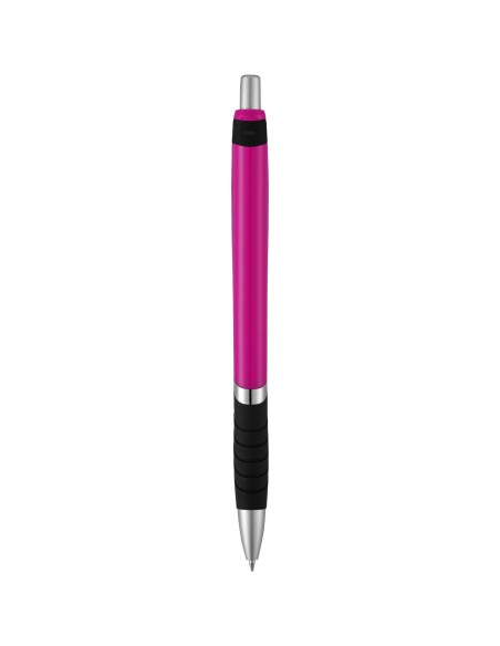 Bolígrafo de color liso con empuñadura de goma "Turbo"
