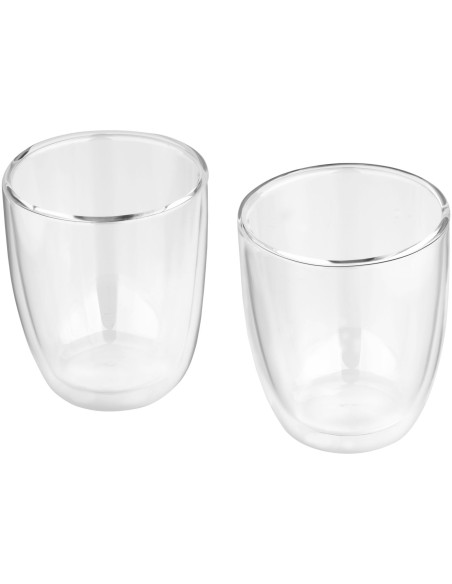 Set de 2 vasos de vidrio "Boda"