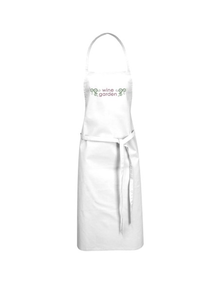 Delantal 100% algodón de 180g/m² con cinturón trasero "Reeva"