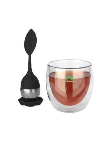 Set de té con taza y colador "Spring"
