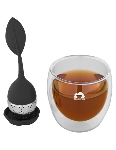 Set de té con taza y colador "Spring"