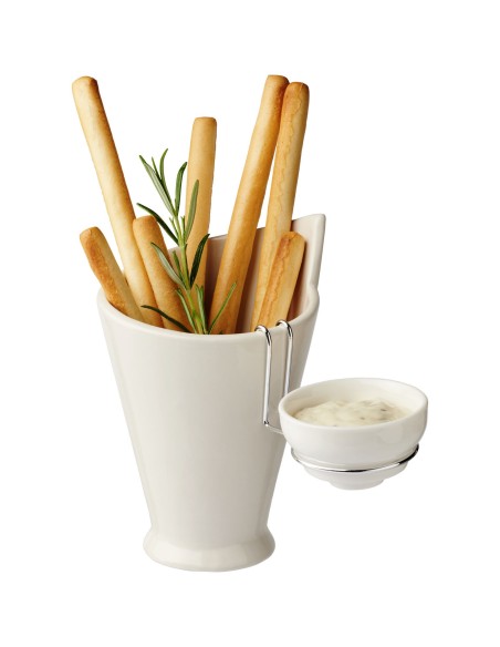 Recipiente para patatas fritas y salsera "Chase"
