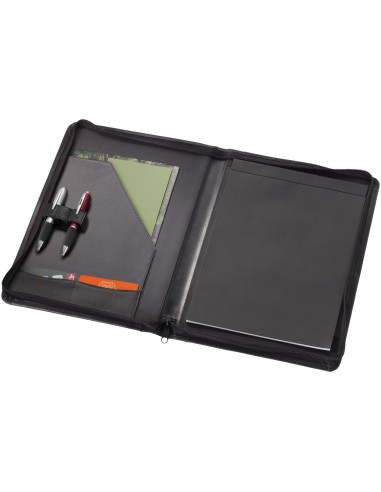 Portafolios A4 en piel con cremallera "Harvard"