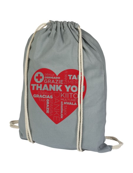 Mochila de cuerdas de algodón 100 g/m² 5L "Oregon"