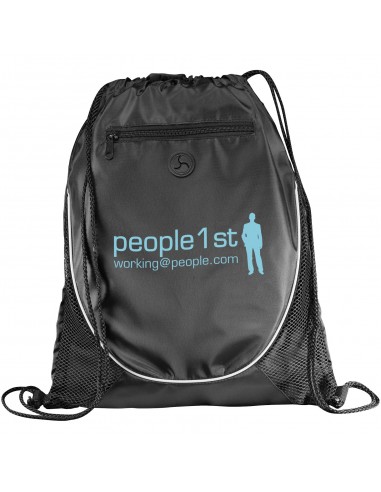 Mochila de cuerdas y bolsillo de cremallera "Peek"