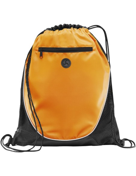 Mochila de cuerdas y bolsillo de cremallera "Peek"