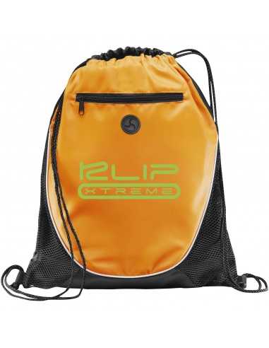 Mochila de cuerdas y bolsillo de cremallera "Peek"
