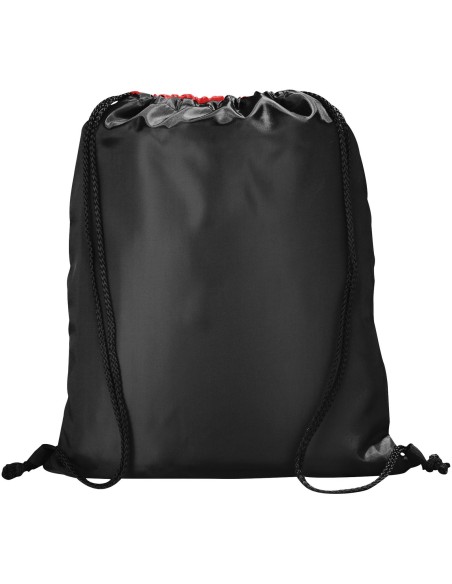 Mochila de cuerdas y bolsillo de cremallera "Peek"