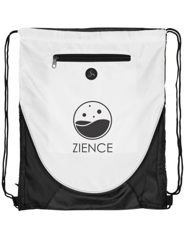 Mochila de cuerdas y bolsillo de cremallera "Peek"