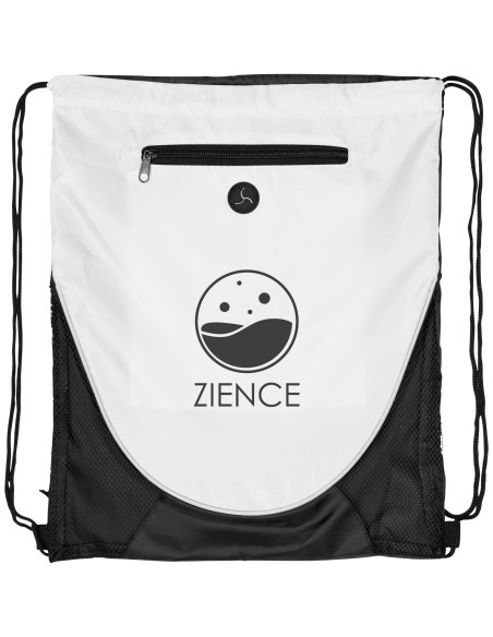 Mochila de cuerdas y bolsillo de cremallera "Peek"