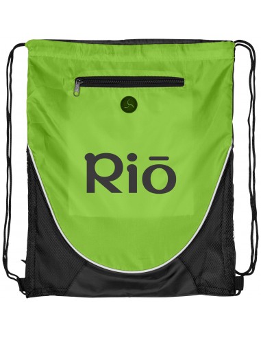 Mochila de cuerdas y bolsillo de cremallera "Peek"