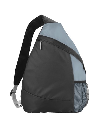 Mochila triangular con bolsillo de rejilla...