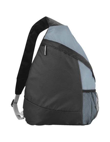 Mochila triangular con bolsillo de rejilla "Armada"