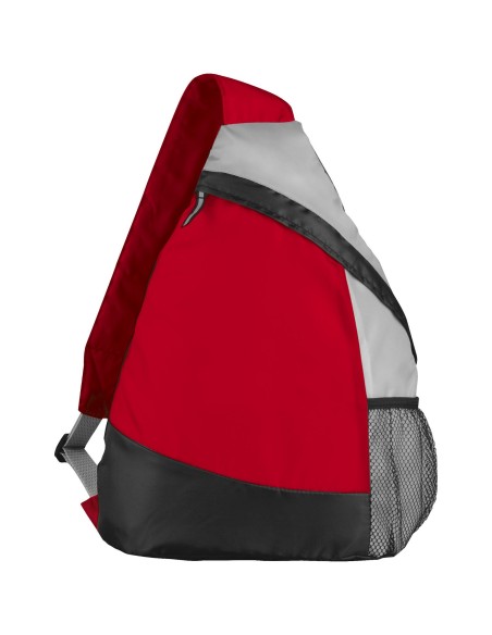Mochila triangular con bolsillo de rejilla "Armada"
