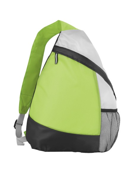 Mochila triangular con bolsillo de rejilla "Armada"