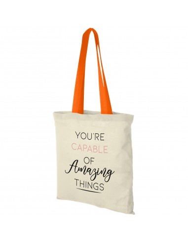 Bolsa Tote de algodón 100 g/m² con asas largas...