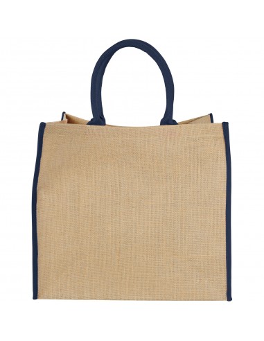Bolsa Tote de yute con bordes contrastados "Harry"