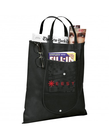 Bolsa Tote no tejida plegable con botones "Maple"