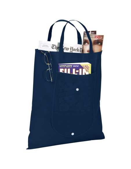Bolsa Tote no tejida plegable con botones "Maple"