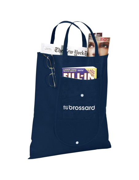 Bolsa Tote no tejida plegable con botones "Maple"