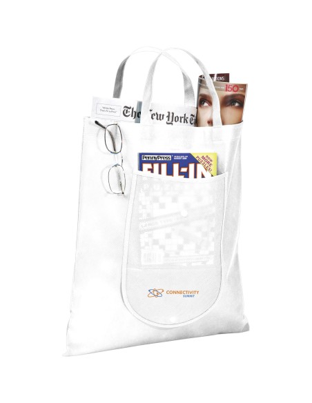 Bolsa Tote no tejida plegable con botones "Maple"
