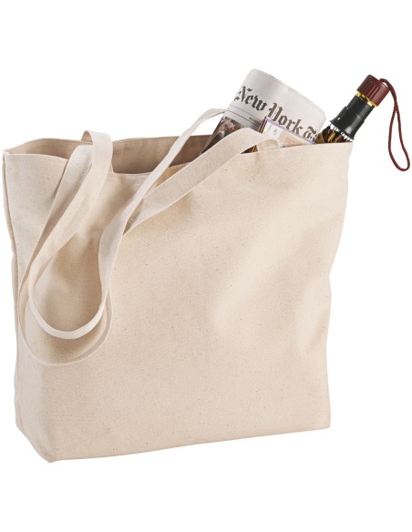 Bolsa Tote de algodón 320 g/m² con cremallera "Ningbo"