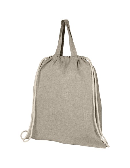 Mochila de cuerdas con asas de algodón reciclado de 150 g/m "Pheebs"