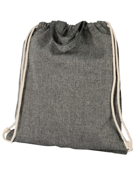 Mochila de cuerdas con asas de algodón reciclado de 150 g/m "Pheebs"